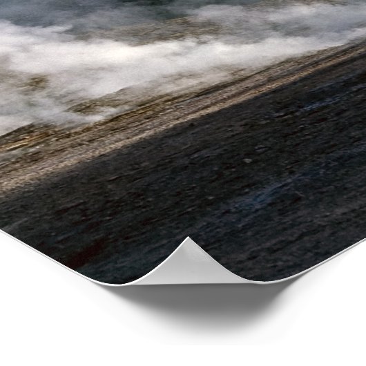 サン・ペドロ・デ・アタカマの近くのエル・タイオ・ゲイサーズ – チリ ポスター (角)