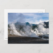 サン・ペドロ・デ・アタカマの近くのエル・タイオ・ゲイサーズ – チリ ポストカード (正面/裏面)