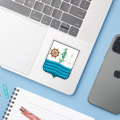 サン・ペドロ・デ・マコリス州の紋章 シール (ノートパソコンとiPhone)