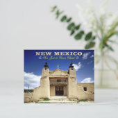 サン・ホセ・デ・グラシア教会、ラス・トラパス教会、NM ポストカード (スタンド正面)