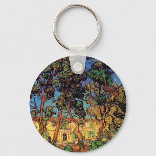 サン・ポール病院のヴァン・ゴッホ・ツリーズ キーホルダー (正面)