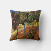 サン・ポール病院のヴァン・ゴッホ・ツリーズ クッション (裏面)