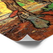 サン・ポール病院のヴァン・ゴッホ・ツリーズ ポスター (角)