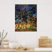 サン・ポール病院のヴァン・ゴッホ・ツリーズ ポスター (キッチン)