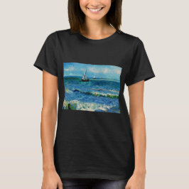サン=マリーの海の風景 ファインアート Tシャツ