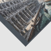 サン・マルコとのヴェネツィアグランド運河の油絵 薄葉紙 (詳細)