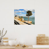 サン・マルコス城、セントオーガスティン、フロリダ州 ポスター (キッチン)