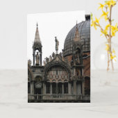 サン・マルコ大聖堂の総大司教聖堂 カード (黄色い花)