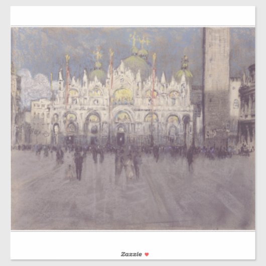サン・マルコ寺院 ビザンチン建築 アート シール (シート)
