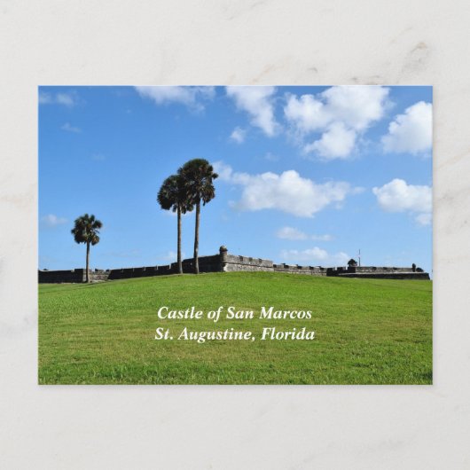 サン・マルコ・セントオーガスティン城(フロリダ州) シーズンポストカード (正面)