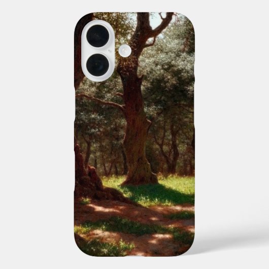 サン・マルタン岬のオリーブの森 Case-Mate iPhoneケース (裏面)