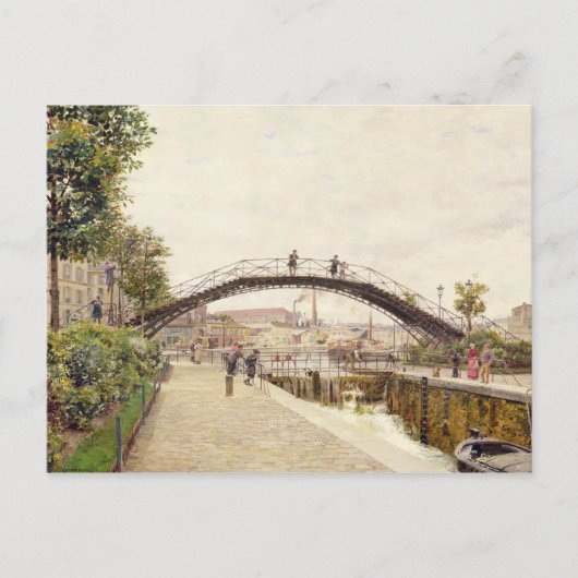 サン・マルティン運河 ポストカード (正面)