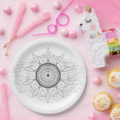 サン マンダラ 1 ペーパープレート (パーティー)