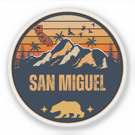サン・ミゲル, カリフォルニア シール (正面)