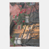 サン·ミゲル·デの通り上のアーキテクチャ キッチンタオル (縦)