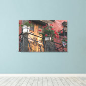 サン・ミゲル・デ通りの建築 キャンバスプリント (インサイチュ (ウッドフロア))