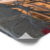 サン・ミゲル・デ通りの建築 ポスター (角)