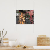 サン・ミゲル・デ通りの建築 ポスター (キッチン)