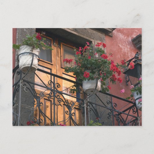 サン・ミゲル・デ通りの建築 ポストカード (正面)