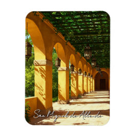 サン・ミゲル・デ・アレンデ・メキシコ旅行の歩道 マグネット