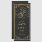 サン＆ムーンタロット　セーブ・ザ・デート　マグネティックカード マグネット招待状 (正面/裏面)