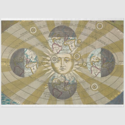 サン&ムーンデコパージュ紙 薄葉紙 (正面)