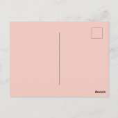 サン・ムーン＆ローズ ボヘミアンマジカル オーダーメイド ネーム 誕生日 ポストカード (裏面)