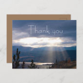 サン ライズ レイクショア ストーム クラウズに感謝 ポストカード (正面/裏面)