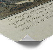 サン=ラザール修道院の略奪 ポスター (角)