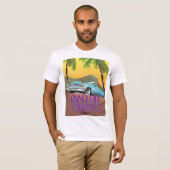 サン・ルイス・オビスポカリフォルニア旅行ポスター Tシャツ (正面フル)