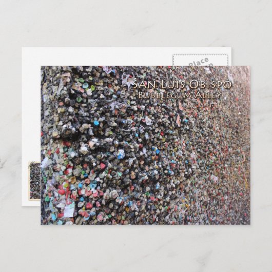 サン・ルイス・オビッポ・バブルガム横丁はがき! ポストカード (正面/裏面)