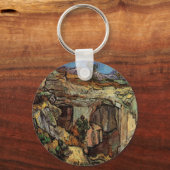 サン・レミの採石場入口、ヴィンセント・ヴァン・ゴッホ キーホルダー (正面)