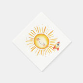 サン&ロッケシップ第1誕生日 スタンダードカクテルナプキン (角)