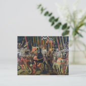 サン・ロマーノの戦い1432年、c.1456年 ポストカード (スタンド正面)