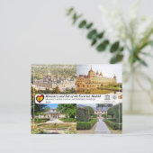 サン・ロレンツォ修道院と子会社建物 ポストカード (スタンド正面)