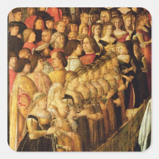 サン・ロレンツォ橋の十字架の奇跡 スクエアシール (正面)