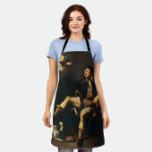 サン・ローチと天使ガイ・フランソワ エプロン (着用した状態)