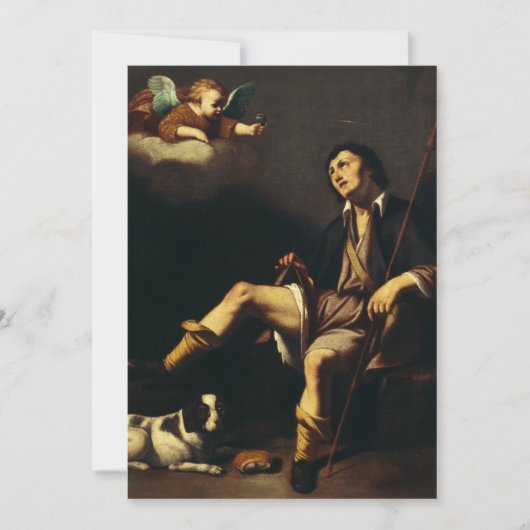 サン・ローチと天使ガイ・フランソワ サンキューカード (正面)