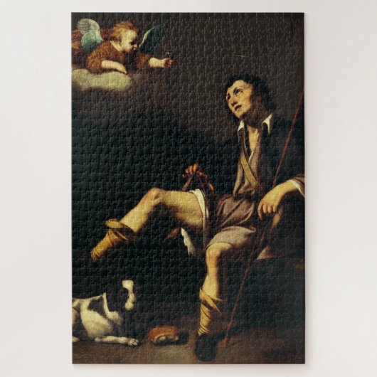 サン・ローチと天使ガイ・フランソワ ジグソーパズル (縦)