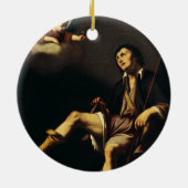 サン・ローチと天使ガイ・フランソワ セラミックオーナメント (裏面)