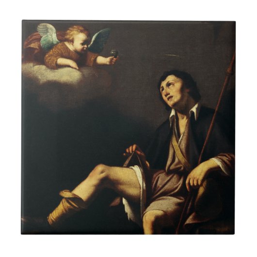 サン・ローチと天使ガイ・フランソワ タイル (正面)