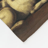 サン・ローチと天使ガイ・フランソワ フリースブランケット (角)