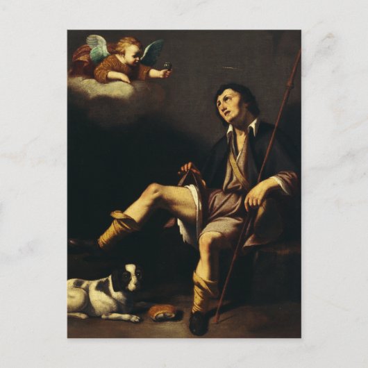 サン・ローチと天使ガイ・フランソワ ポストカード (正面)