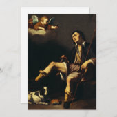 サン・ローチと天使ガイ・フランソワ 招待状 (正面/裏面)