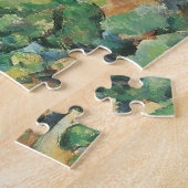 サン・ヴィクトワール山とトロネートの上(1896-98), ポール・セザンヌ ジグソーパズル (側面)