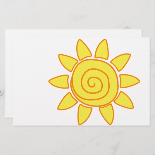 サン 便箋 (正面/裏面)