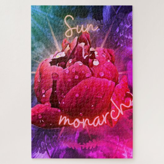 サン(昆虫)オオカバマダラ、モナーク ジグソーパズル (縦)