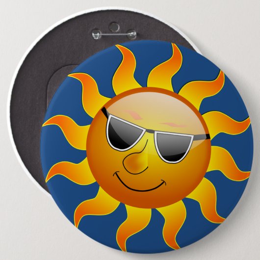 サン 缶バッジ (正面&裏面)