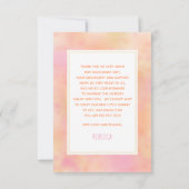 サン | Sunshine and Rainbow Baby Shower サンキューカード (裏面)