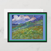 サンéミーの風景のヴァン・ゴッホ ポストカード (正面/裏面)